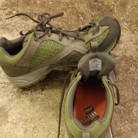 green merrell shoes